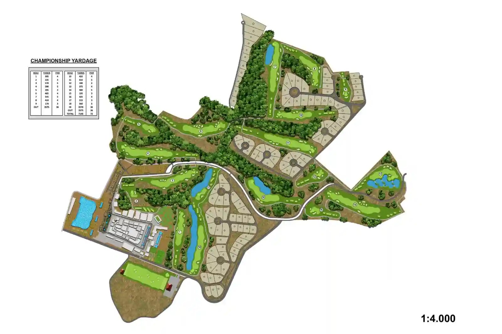 Golf Course Master Plan Golf Course 3D Model CAD.GOLF